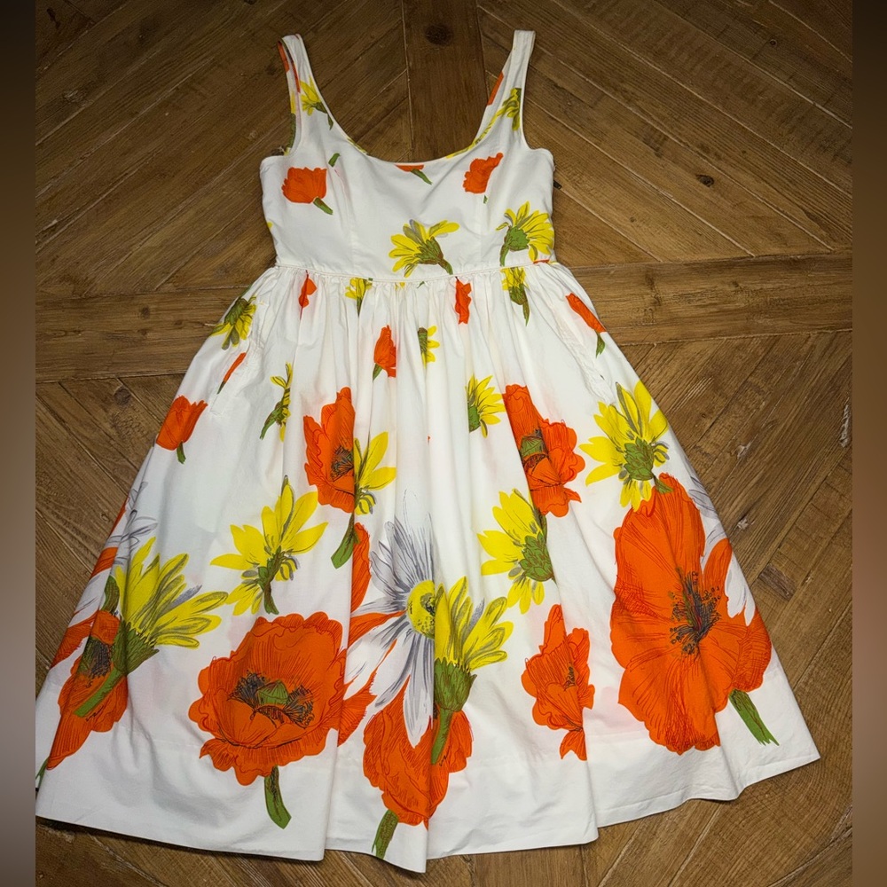 ✨ Rare Anthro Moulinette Soeurs "Homegrown Poppies" Dress - Size 0